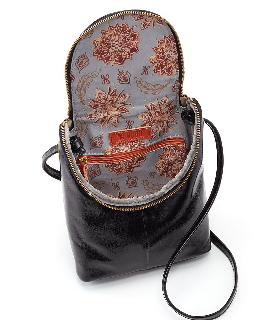 HOBO Fern Leather Zip Crossbody Bag