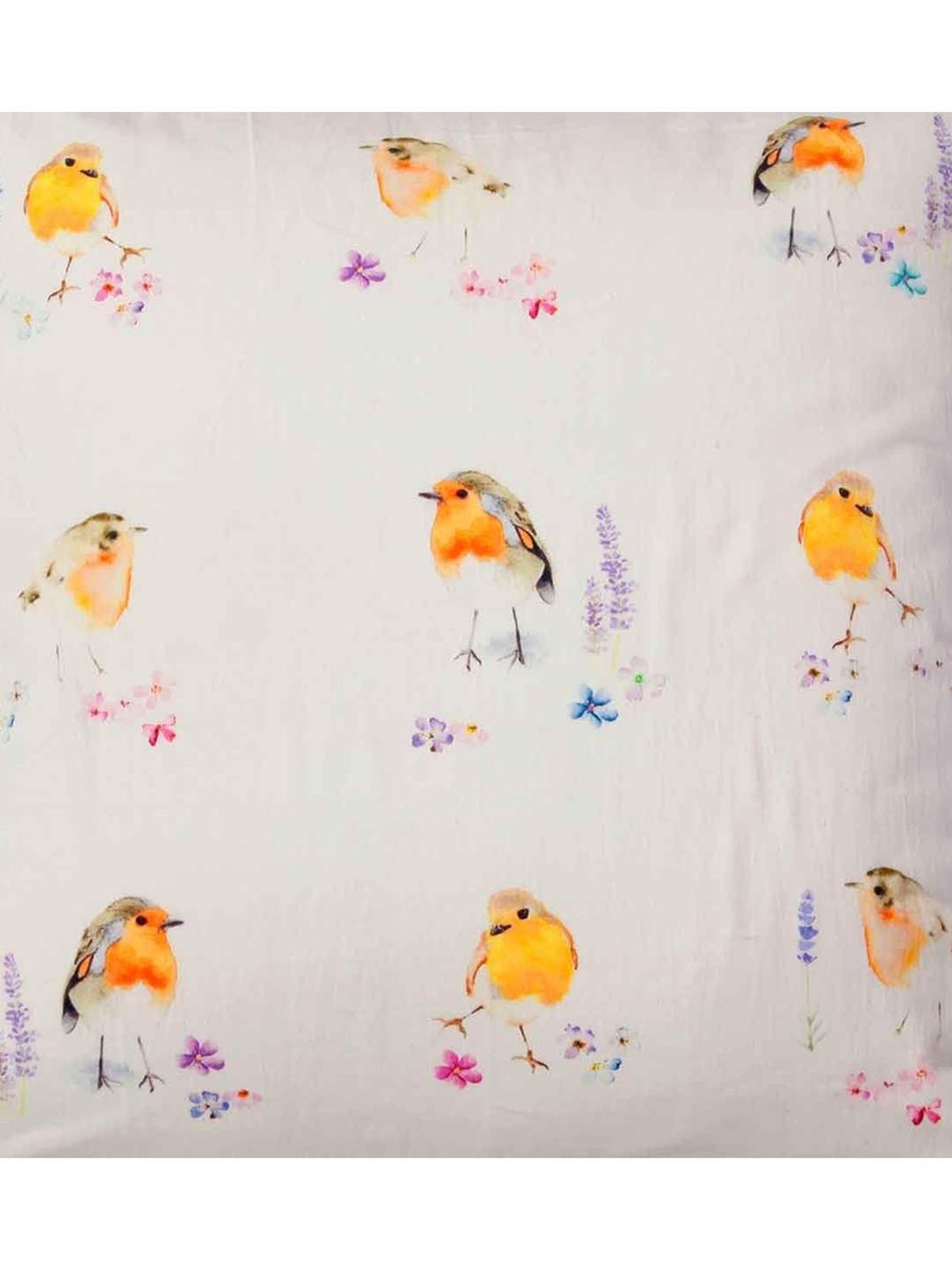 Home4U Nove White & Pink Cotton Cushion Cover - Set of 1