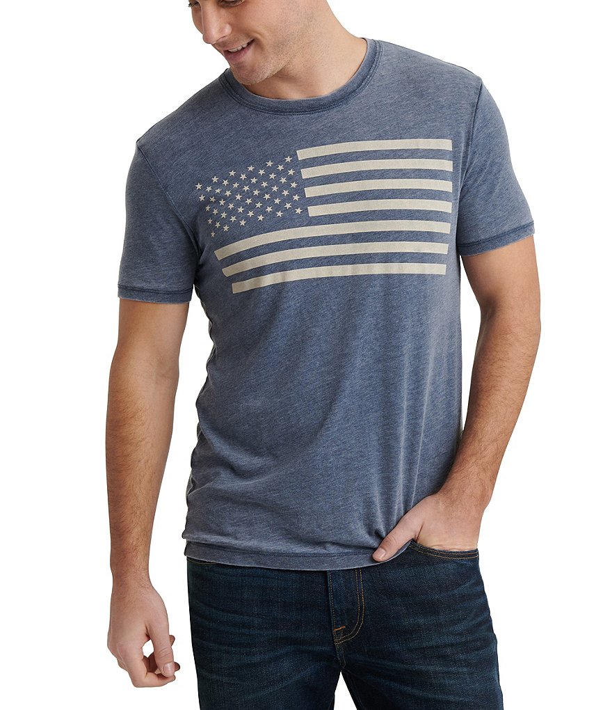 Lucky Brand Short-Sleeve USA Flag T-Shirt