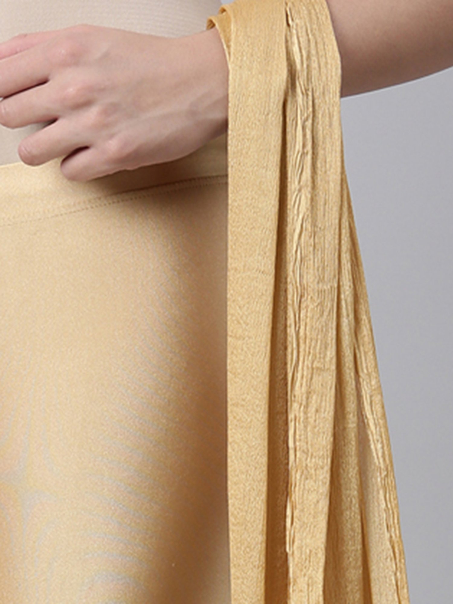 TWIN BIRDS Gold & Pink Dupatta - Pack of 2