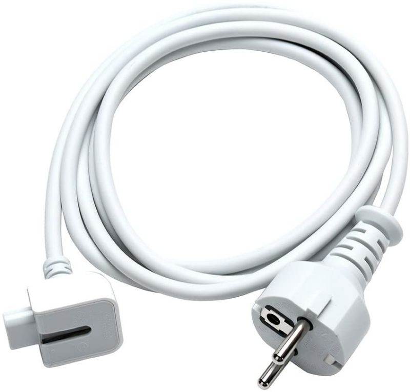 Replacement Extension Power Cord European Standard Plug 6 Feet Cable for Apple MacBook 45W 60W 85W Magsafe or Magsafe 2 Power Adapter