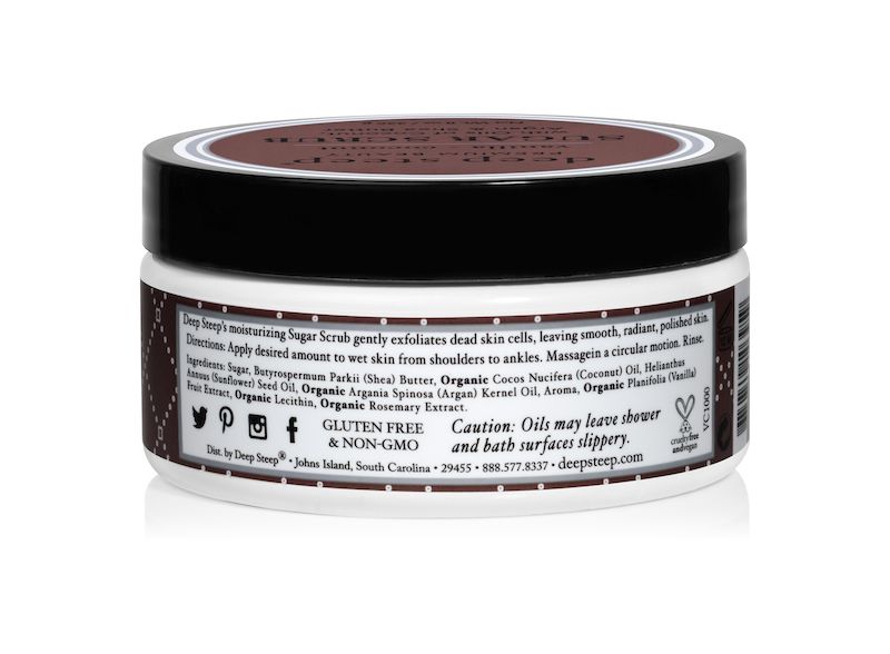 Deep Steep Vanilla Coconut Sugar Scrub - 8oz