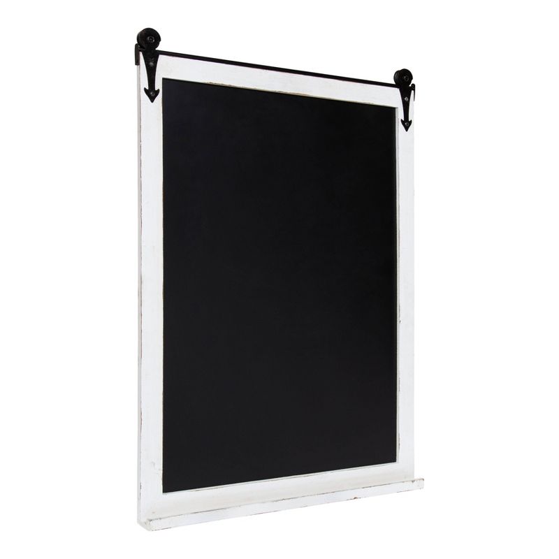 26" x 32" Sumpter Wood Framed Wall Organizer Rustic Brown - Kate and Laurel