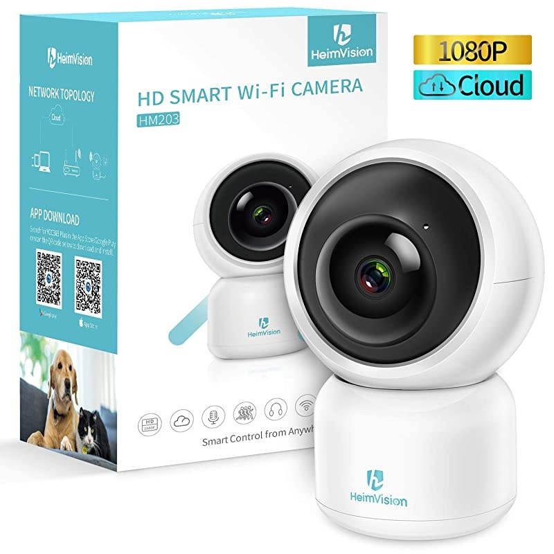 Security Camera WiFi IP Home CameraR2C 1080P HD Baby Monitor Wireless Pet Camera with AI Human Sound Detection Free Cloud Included 2Way AudioWorks with Alexa PanTilt Night Vision