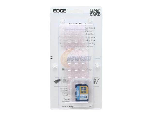 EDGE Tech 256MB Secure Digital (SD) Flash Media Model PE189402