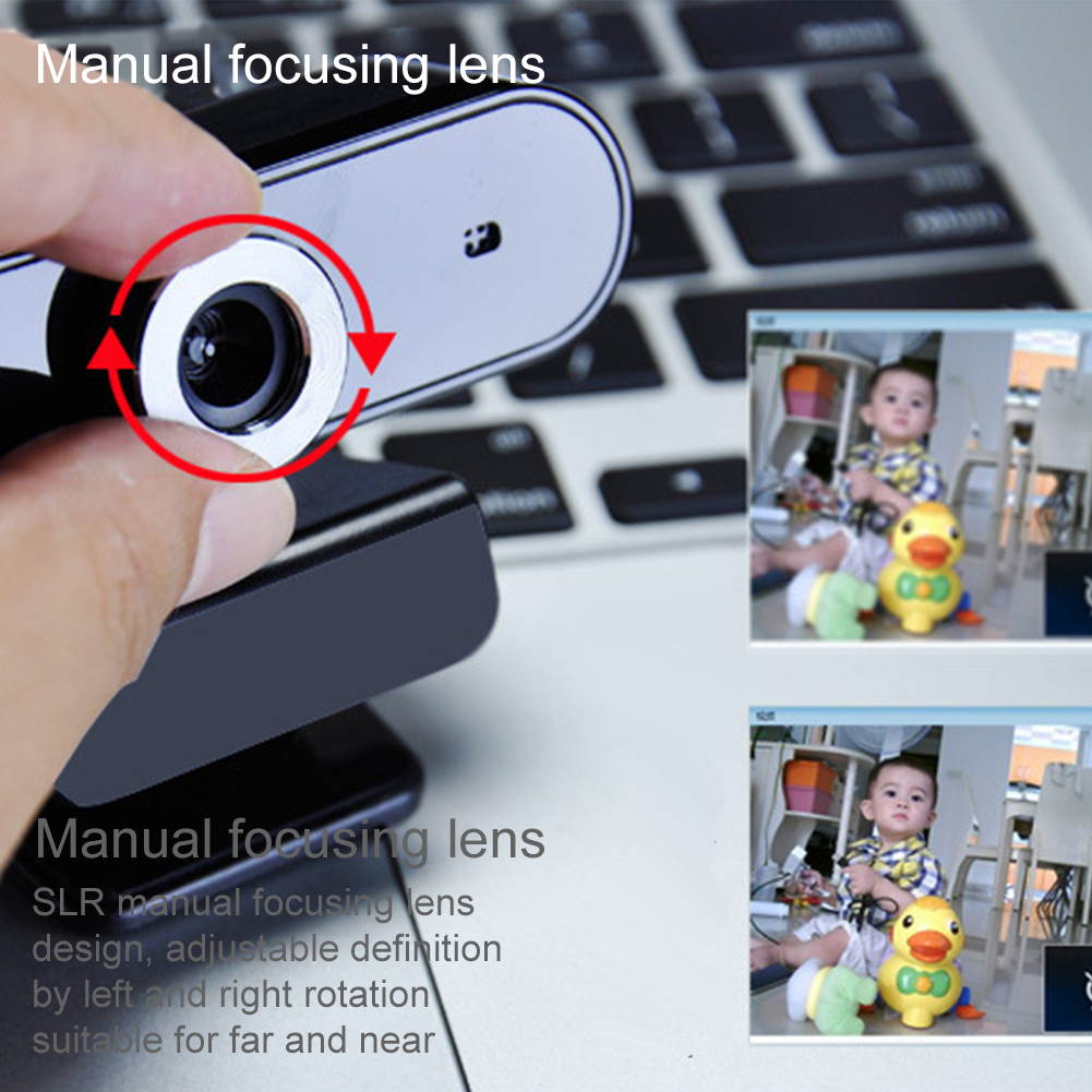USB 2.0 HD Web Cam Camera Webcam with Microphone for Computer Laptop Desktop PC