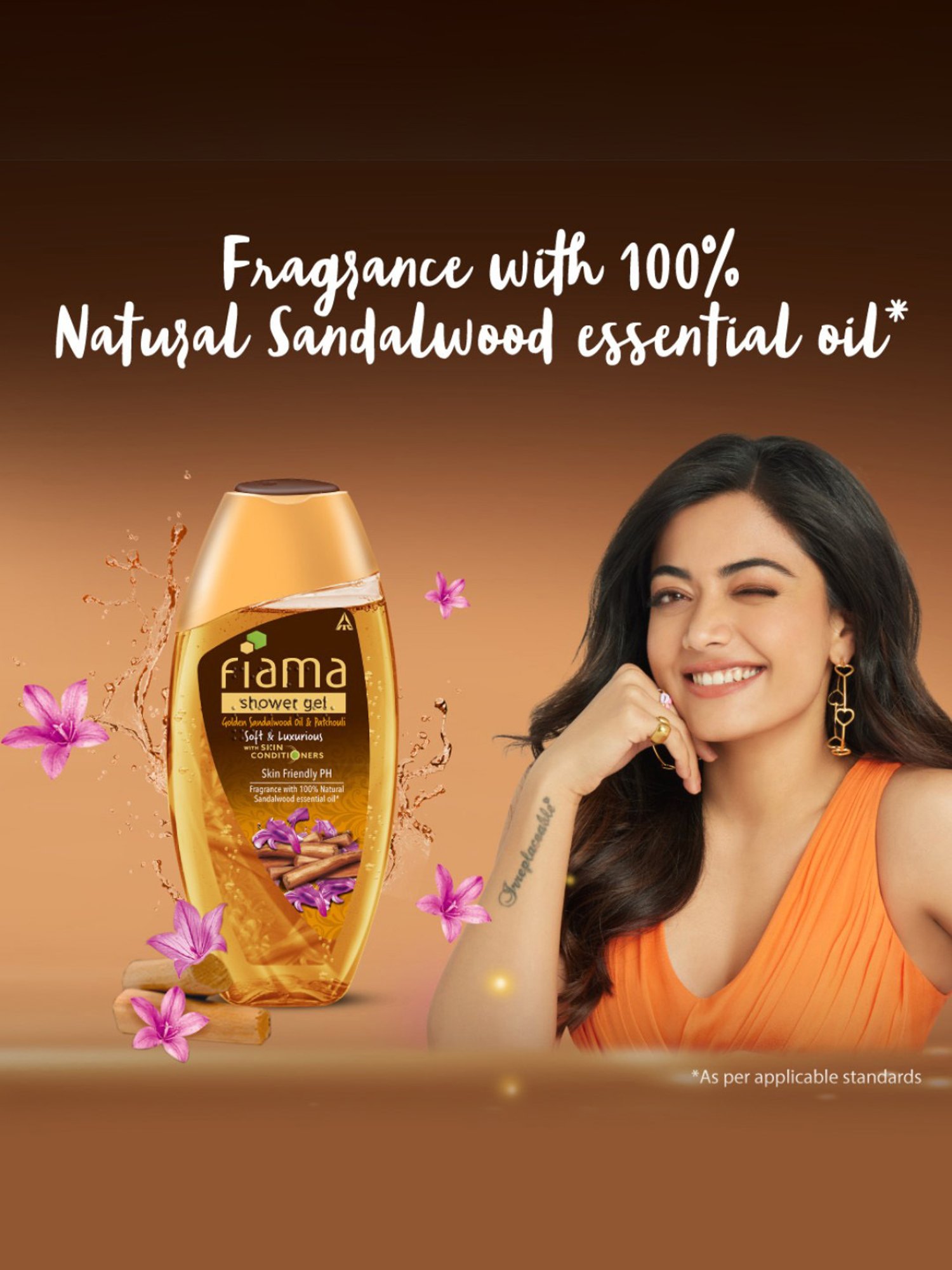 Fiama Golden Sandalwood Oil and Patchouli Shower Gel - 250 ml