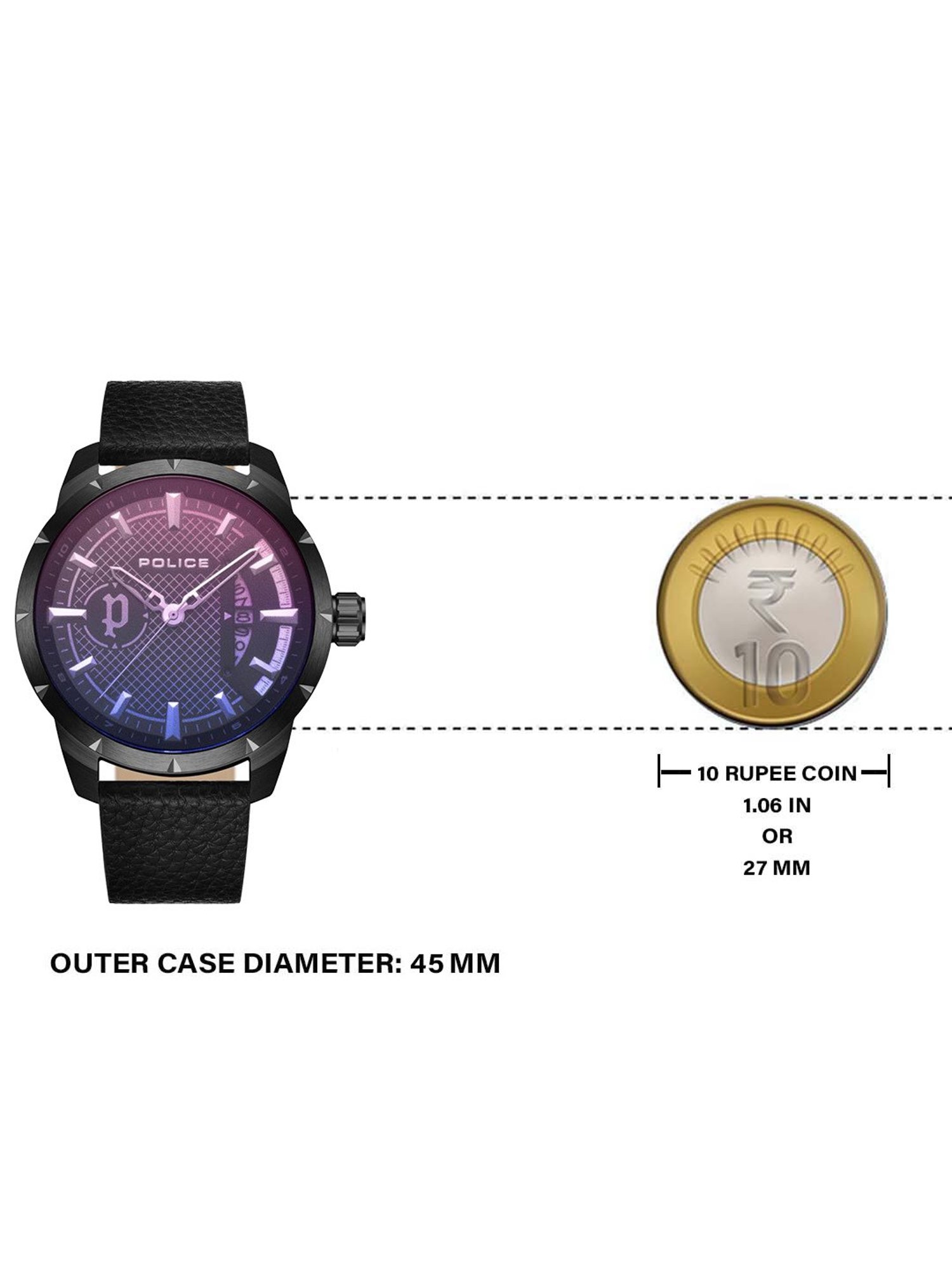 Police PLPEWJB2226901 FW22 Analog Watch for Men