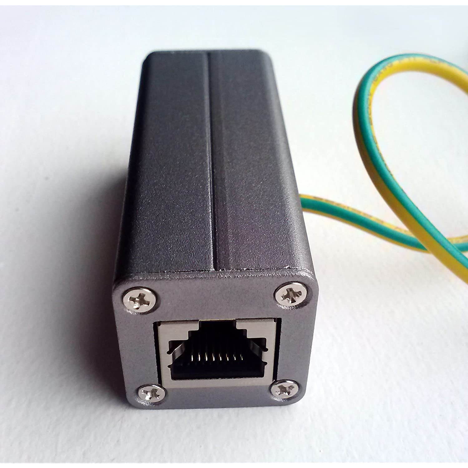 RiteAV - Outdoor Ethernet POE+ / RJ-45 Surge Protector (Shielded) for Thunder & Lightning Protection (Gigabyte)