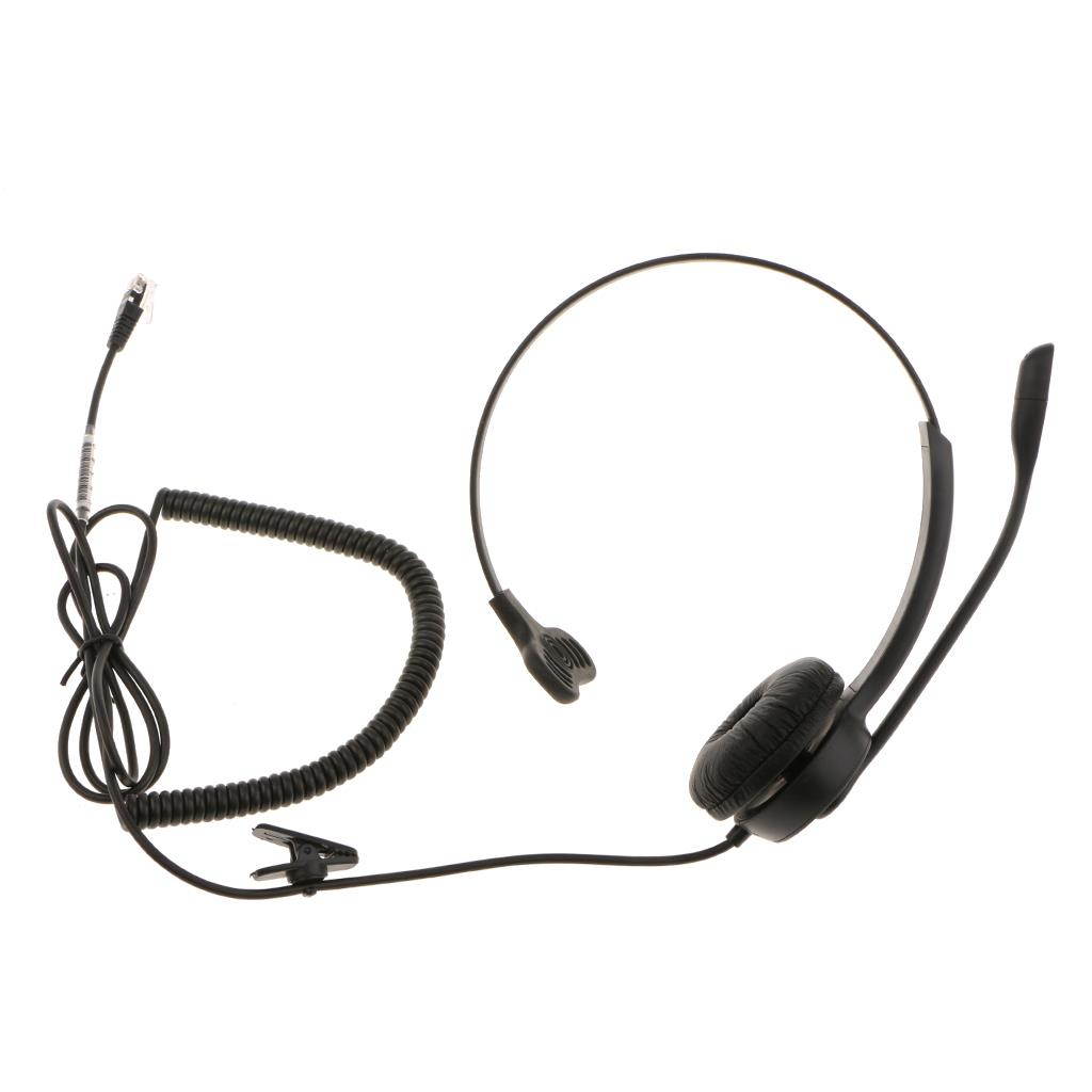 VH560 Office Call Centre Customer Service Headset Microphone RJ9 Connector