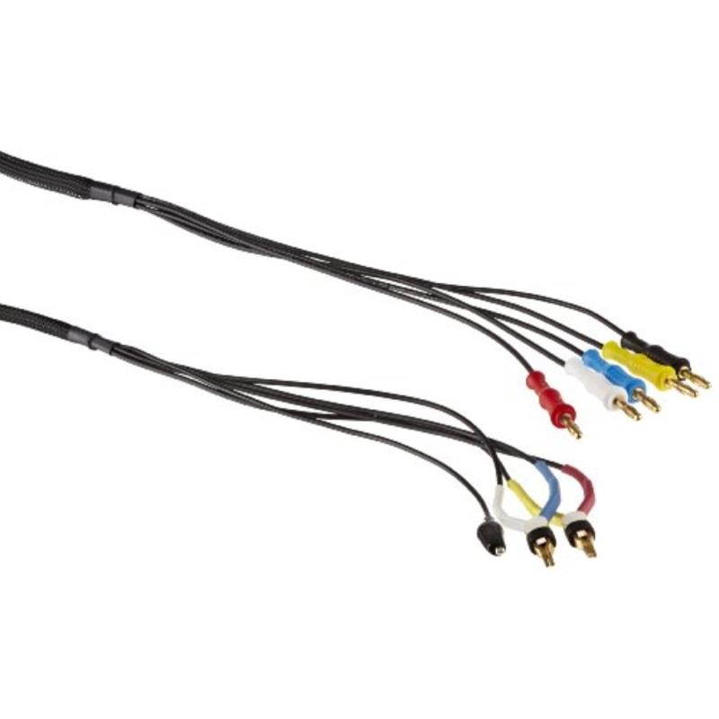 pomona 5940 kelvin clip cable assembly with banana plugs, 27.25" length