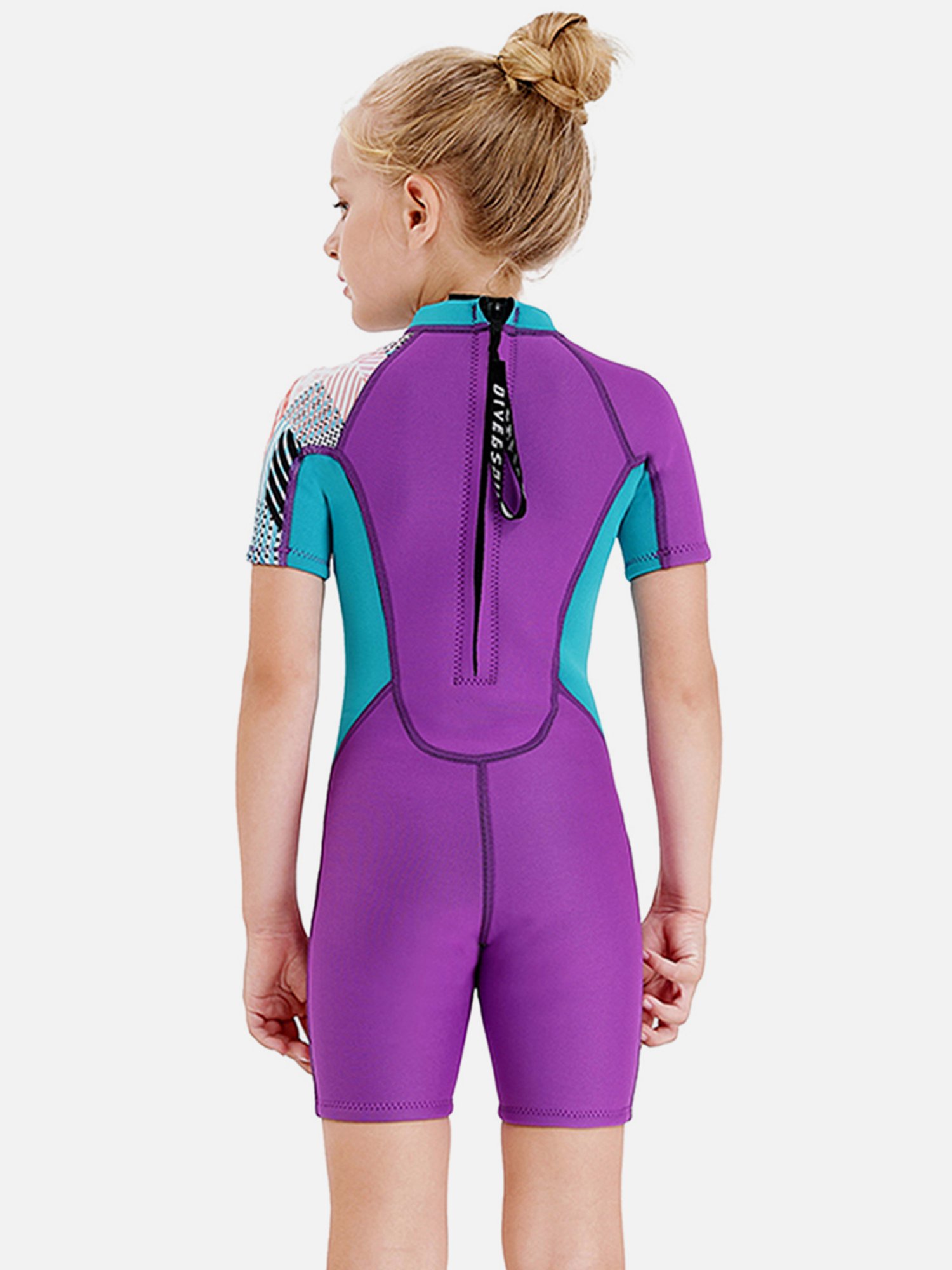 IO Kids Multicolor Printed Maillot