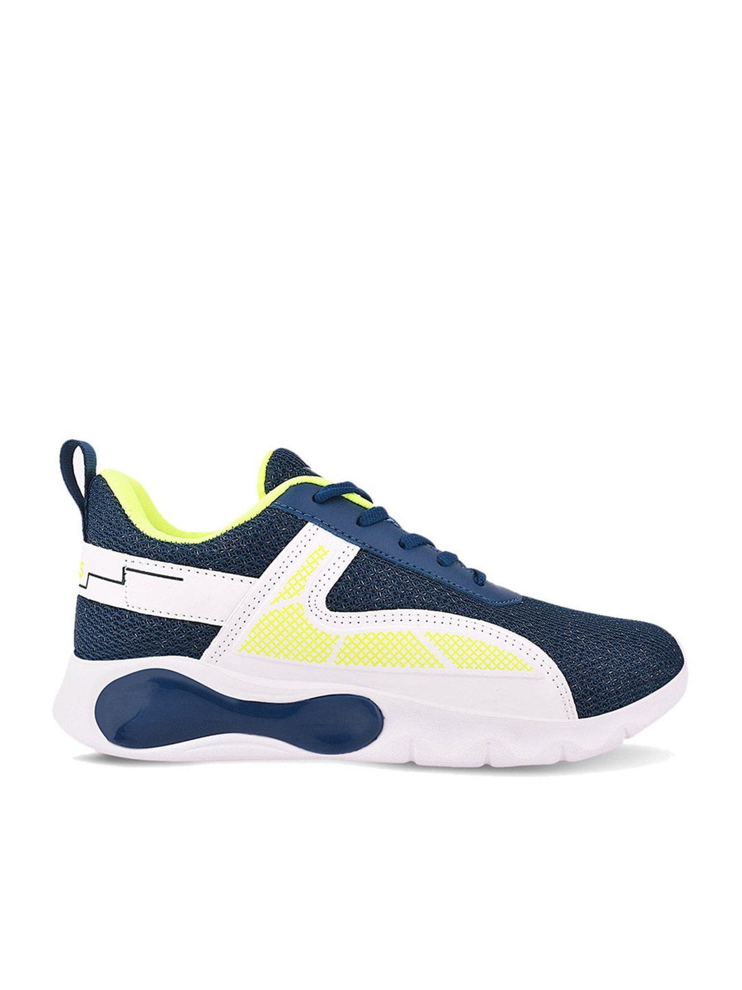 Campus Kids RENLY JR Blue & Fern Green Running Shoes