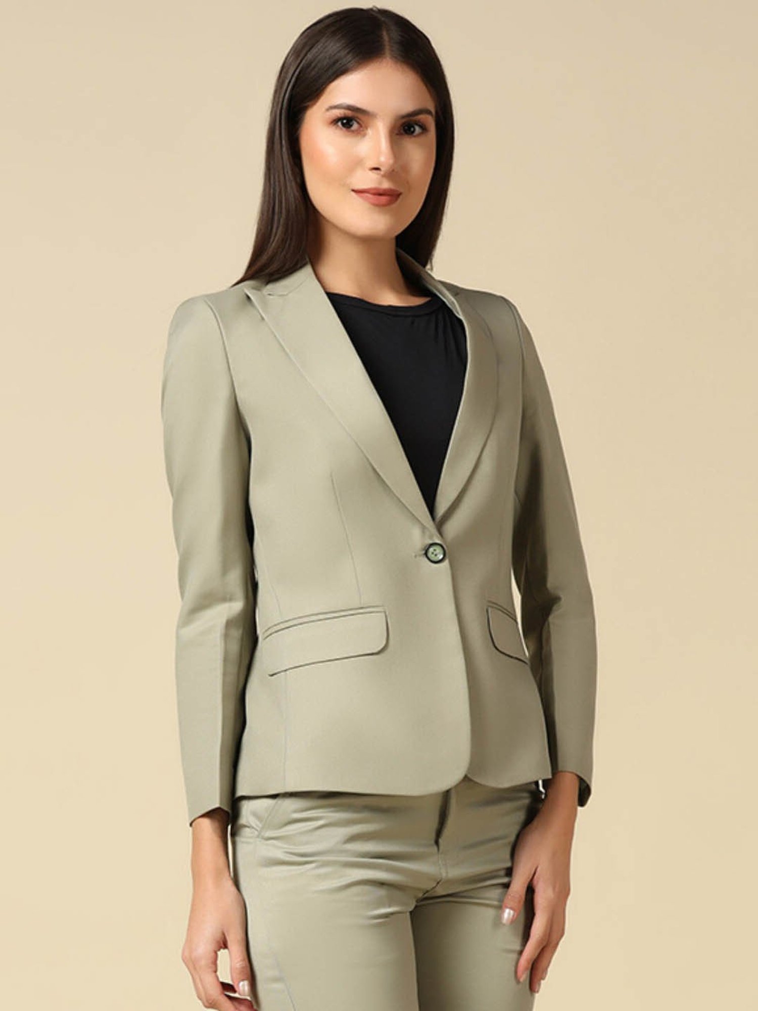 TAHVO Pista Green Blazer