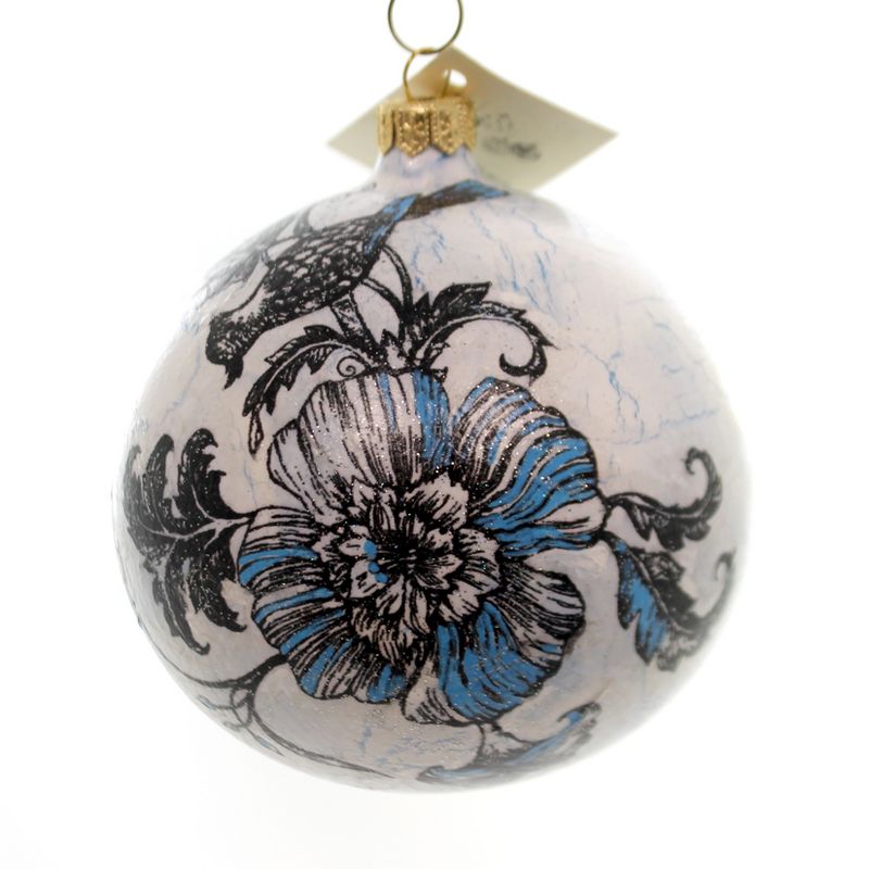 Christina's World Pheasant Over Glass Ornament Buterfly  -  Tree Ornaments