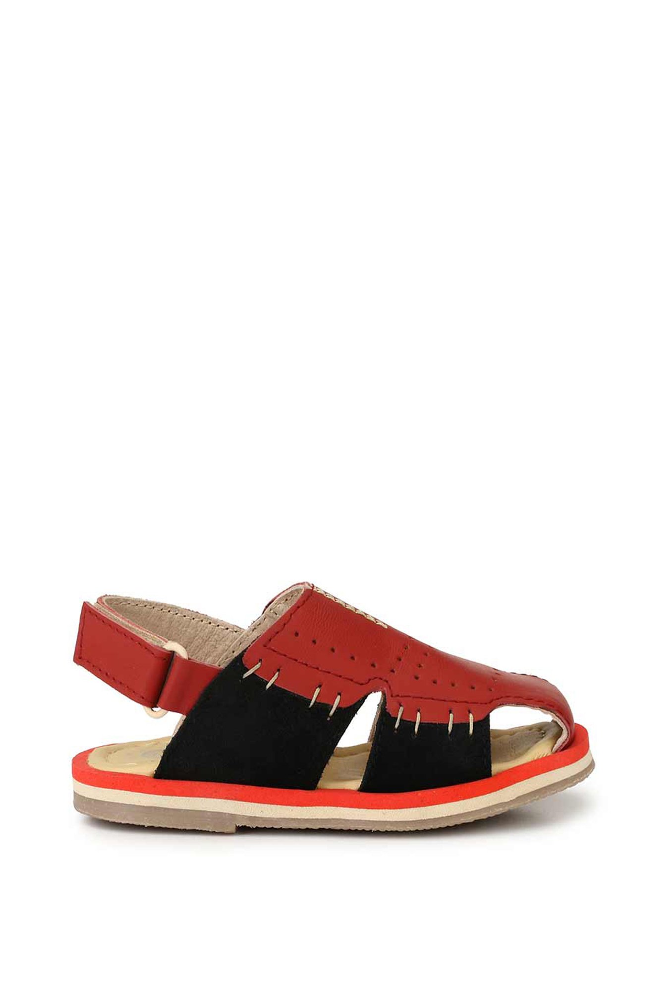 Tuskey Kids Red Back Strap Sandals