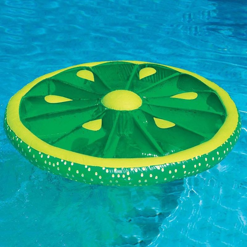 Swimline 60-Inch Inflatable Heavy-Duty Swimming Pool Lemon & Lime Slice Float