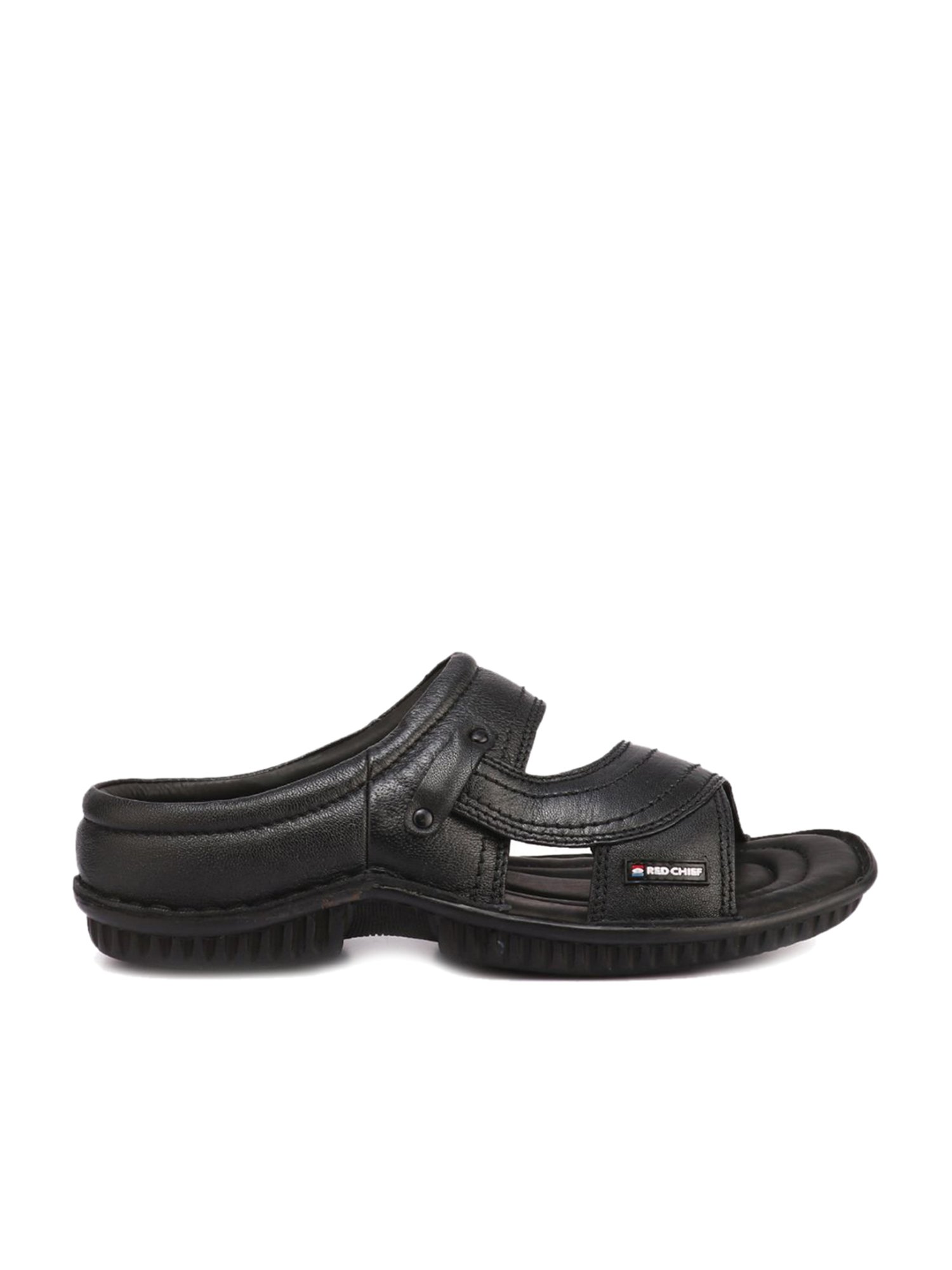 Red Chief Men's RC248n Black Casual Sandals