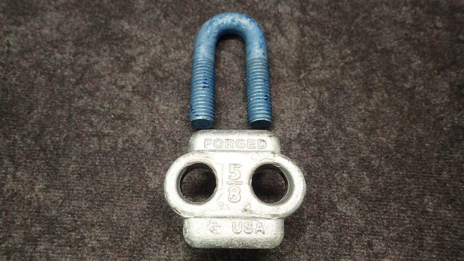 (4) CAMPBELL/APEX/COOPER TOOLS Wire Rope Clips for 5/8" Rope Diameter 669-1034