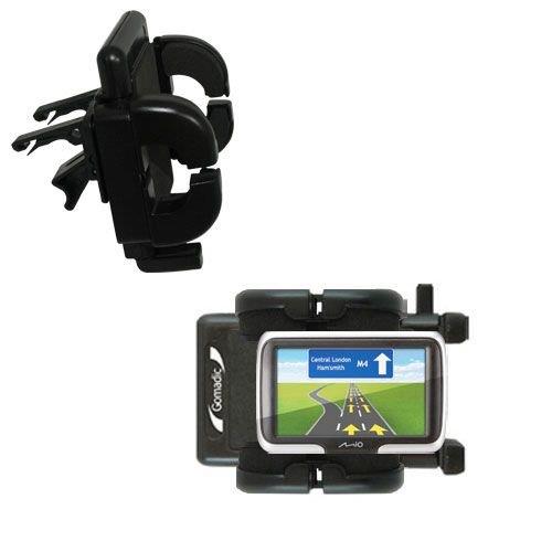 Vent Cradle Vehicle Mount for the Mio Spirit 575 Full Europe _ Adjustable Vent Clip Holder for Most Car _ Auto Vent Systems