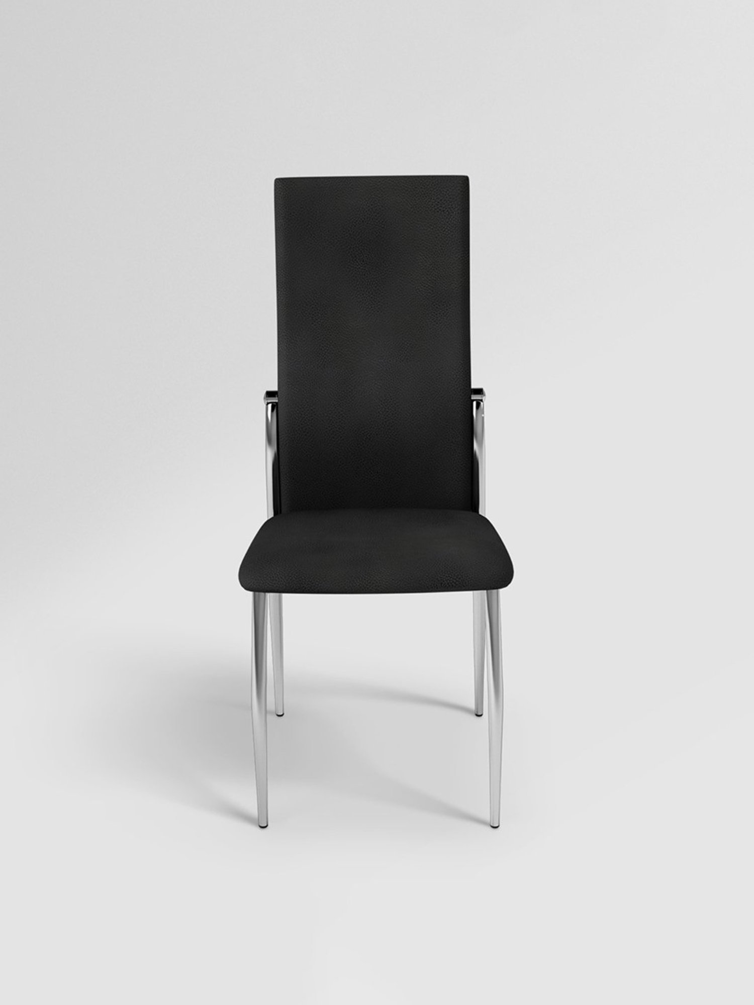 Godrej Interio Brawn Black & Grey Tempered Glass 6 Seater Rectangular Dining Table Set