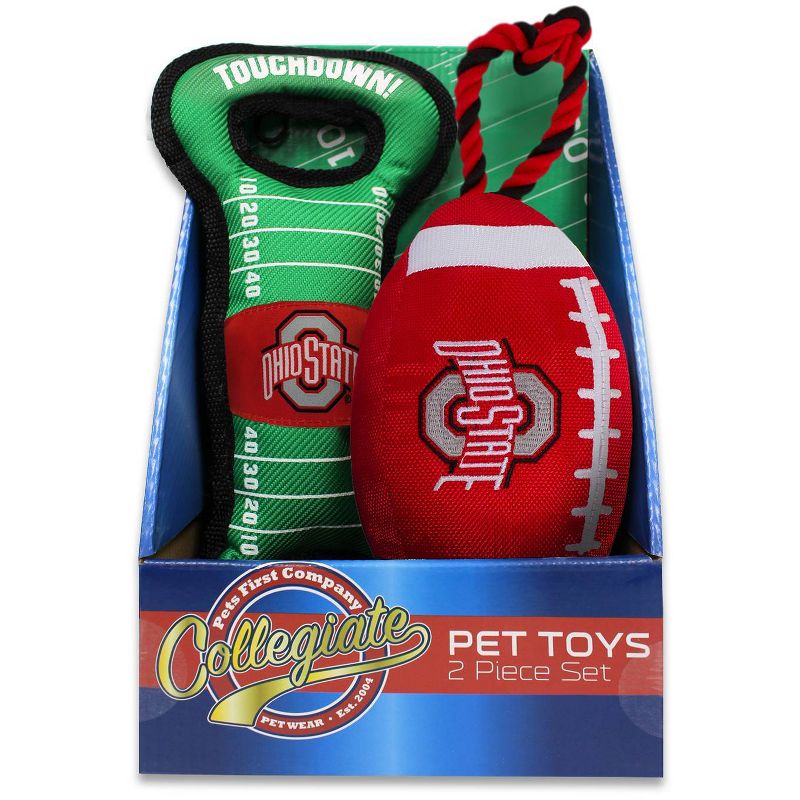 NCAA Virginia Tech Hokies Nylon Football Dog Toy