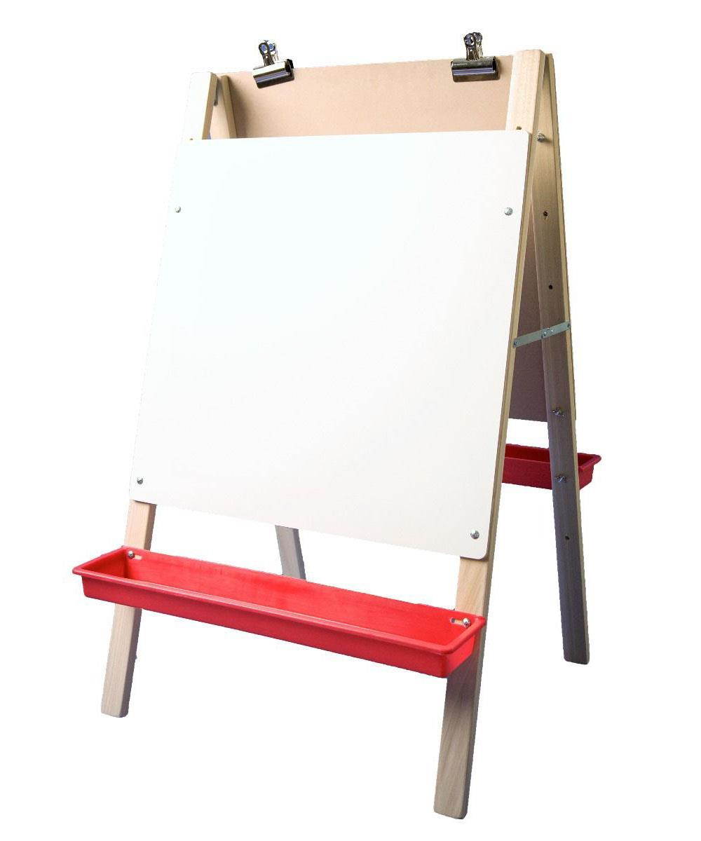 Flipside Child's Preschool Easel Height-Adjustable 24"Wx40"H Multi 17314