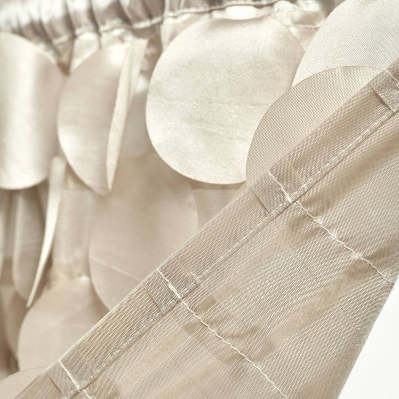 14"x70" Gigi Valance Wheat Beige - Lush Décor