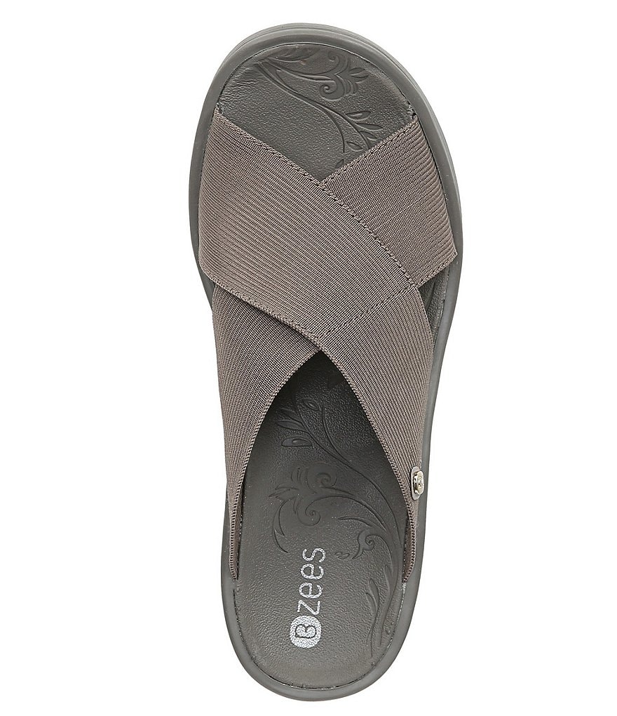 Bzees Desire Washable Stretch Wedge Sandals