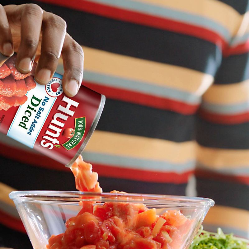 Hunt's 100% Natural No Salt Diced Tomatoes 14.5oz