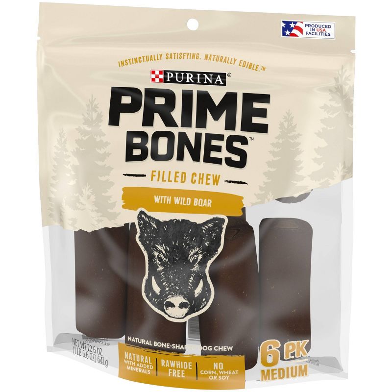 Purina Femur Beef Boar Chewy Treats Dog Treats - Medium - 22.6oz