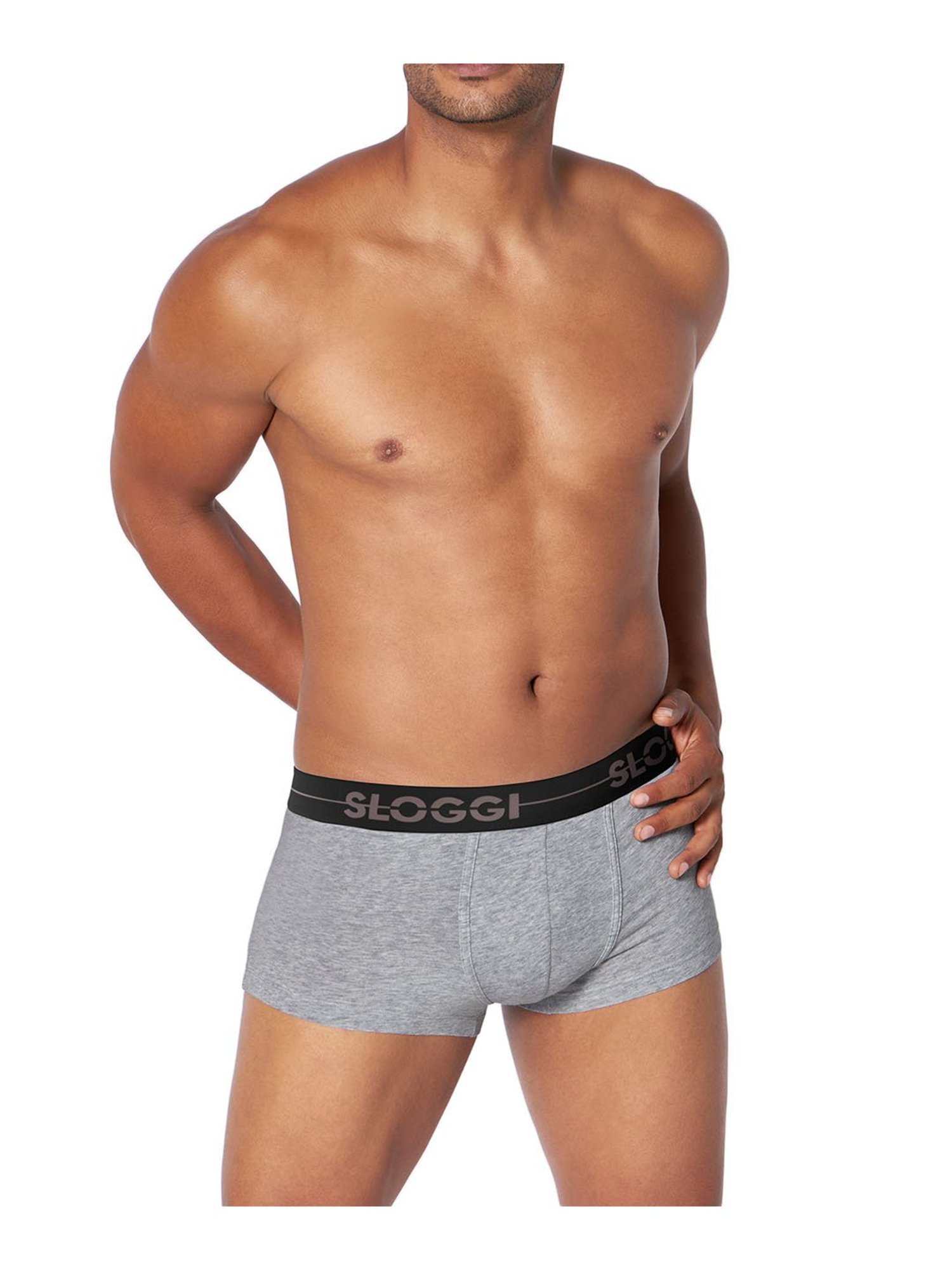 Sloggi Grey Slub Trunks