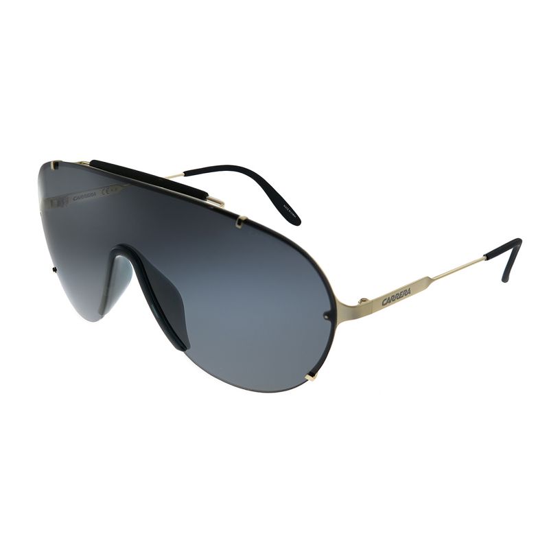 Carrera  J5G Unisex Shield Sunglasses Gold Black 99mm