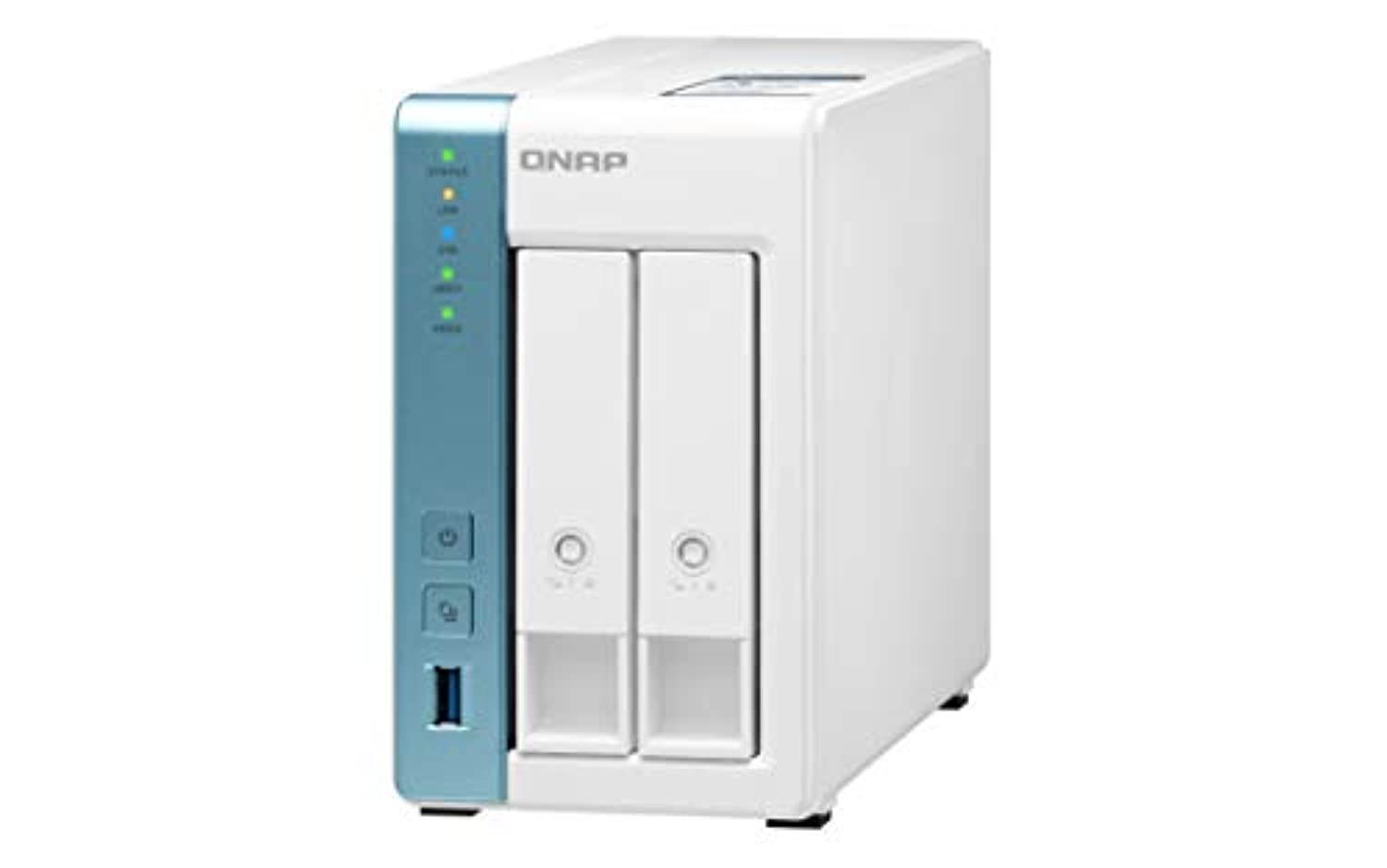 QNAP TS-231P3-2G 2 Bay Home  and  Office NAS with one 2.5GbE Port (TS-231P3-2G)