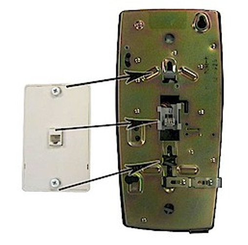 Industrial Hotline Dialer Wall Phone - ASH/BEIGE/IVORY