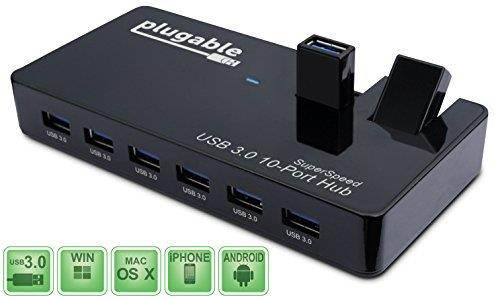 Plugable 2 Flip-Up Ports With Bc 1.2 Charging Support For Android Apple Ios And Windows Mobile Devices
