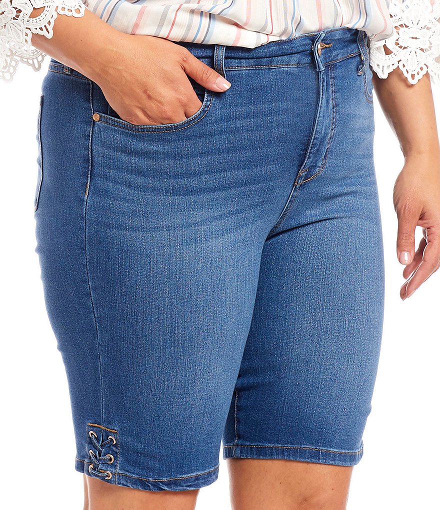 Code Bleu Plus Size Chelsea Bermuda Shorts