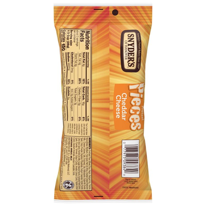 Snyder's of Hanover Cheddar Cheese Pretzel - 3.25oz