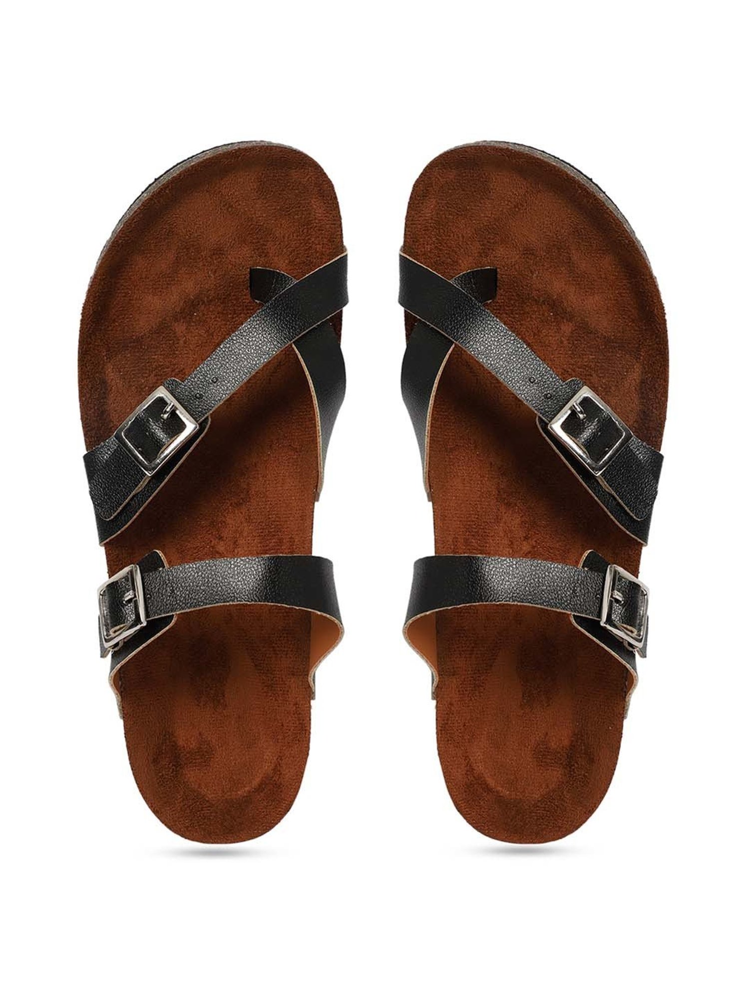 Mozafia Women's Midnight Toe Ring Sandals