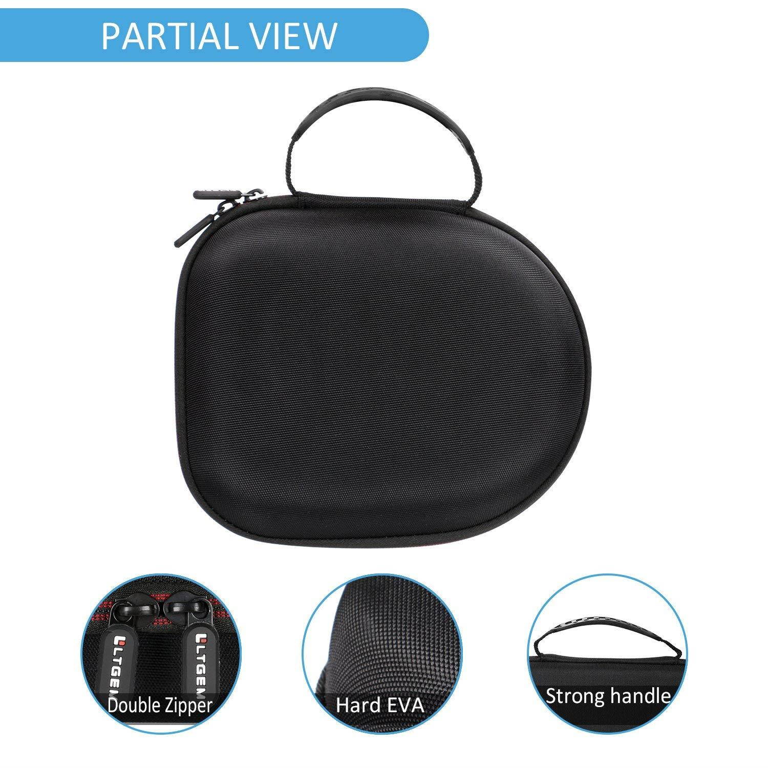 LTGEM Headphone Case Compatible with Sennheiser HD 4.40,HD 598,HD579,HD558,HD202 II,HD201,HD419,HD229,HD202,HD518,HD555 Headphone-Black