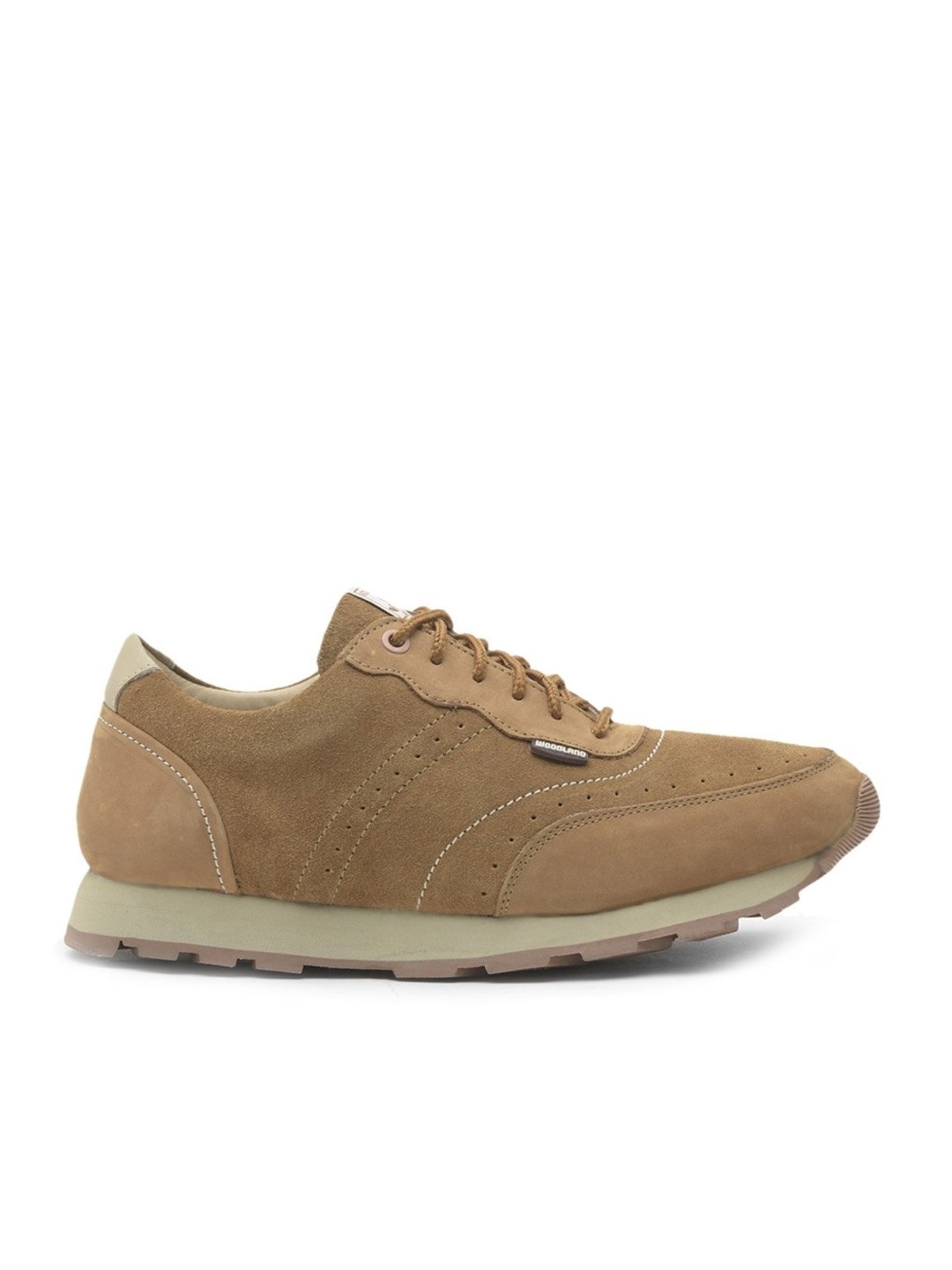 Woodland Men's Camel Casual Sneakers