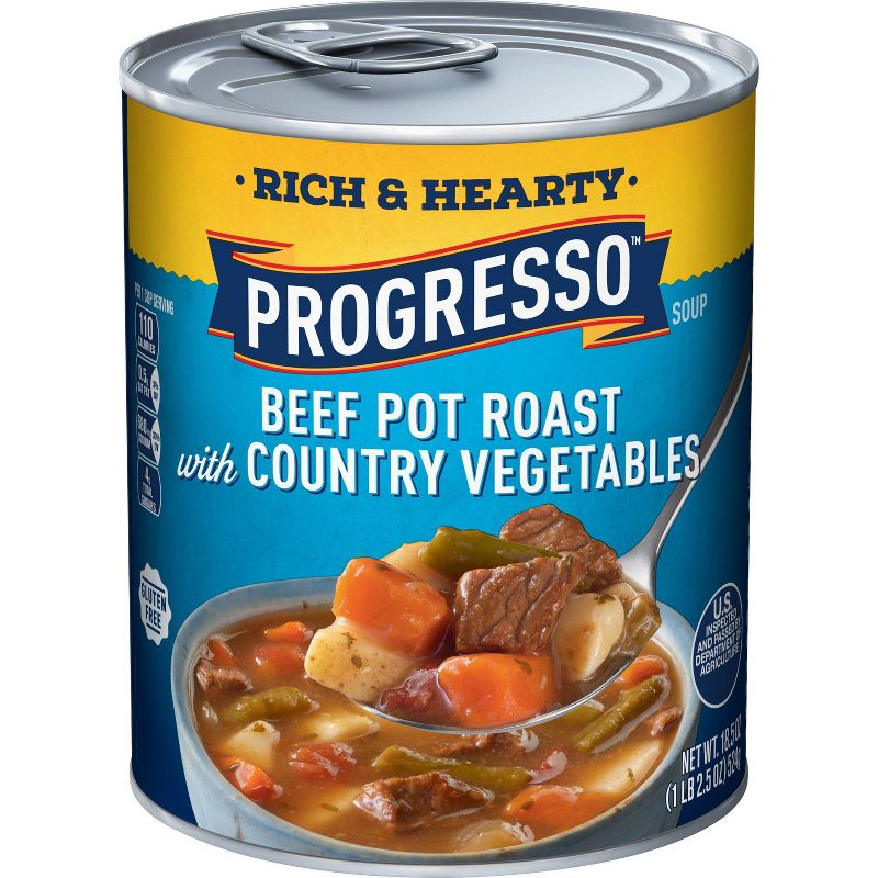 Progresso Rich & Hearty Beef Pot Roast with Country Vegetables Soup 18.5oz