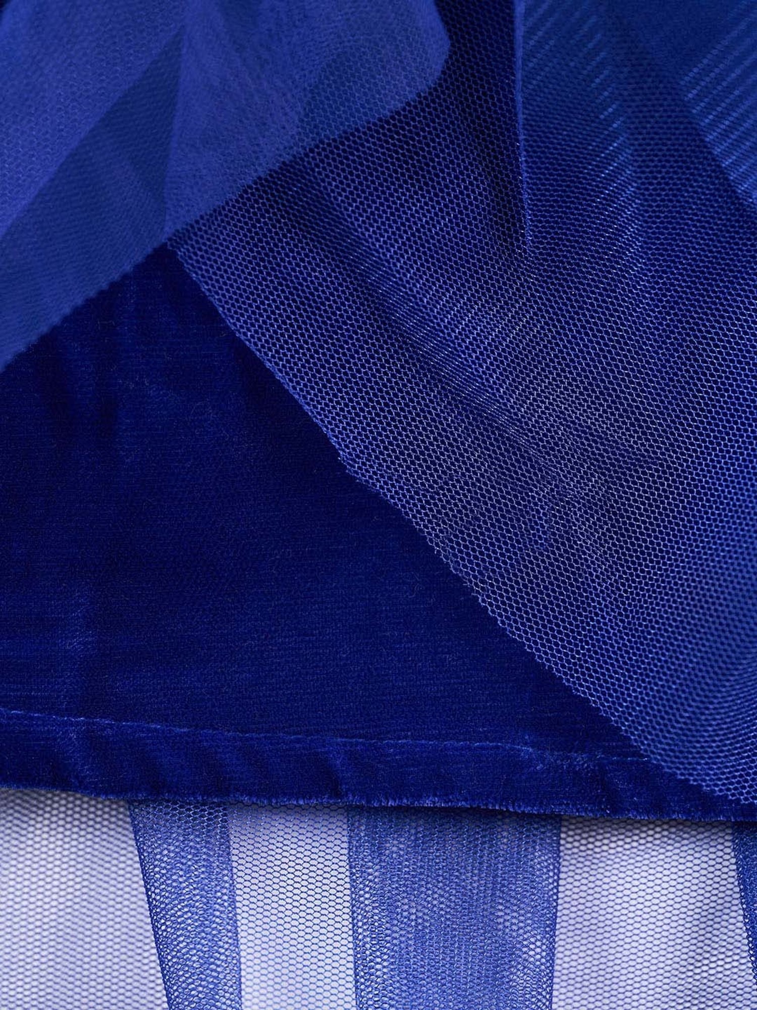 Angel & Rocket Kids Blue Regular Fit Full Sleeves Dress