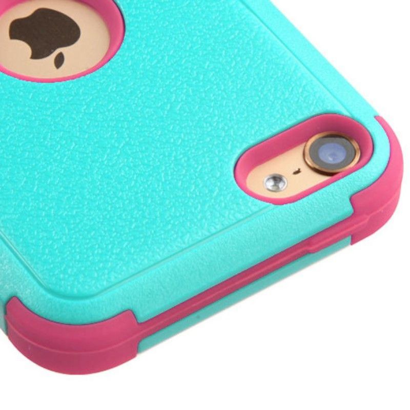 MYBAT For Apple iPod Touch 5th Gen/6th Gen Teal Hot Pink Tuff Hard Hybrid Case Cover