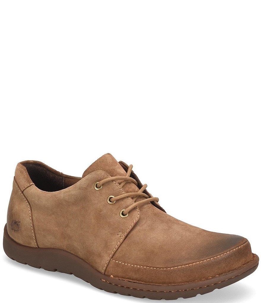 Born Men's Nigel 3-Eye Suede Lace-Up Shoes