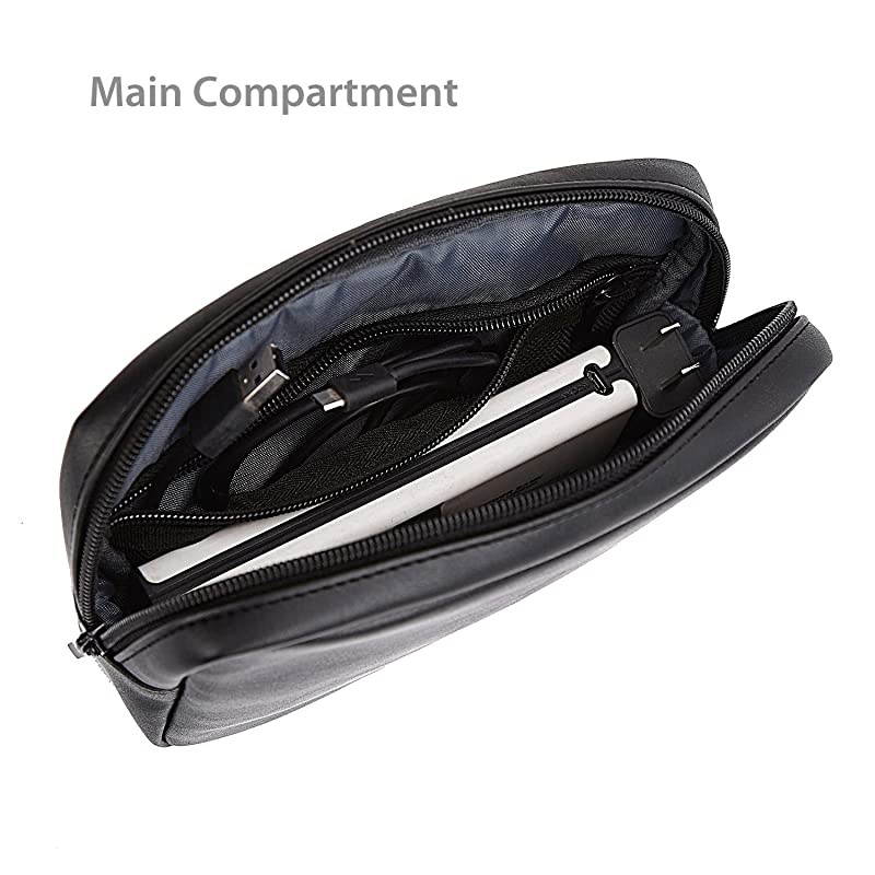Accessories Bag Organizer Power Bank Case Electronics Accessory Travel Gear Organize Case Cable Management Hard Drive Bag Black