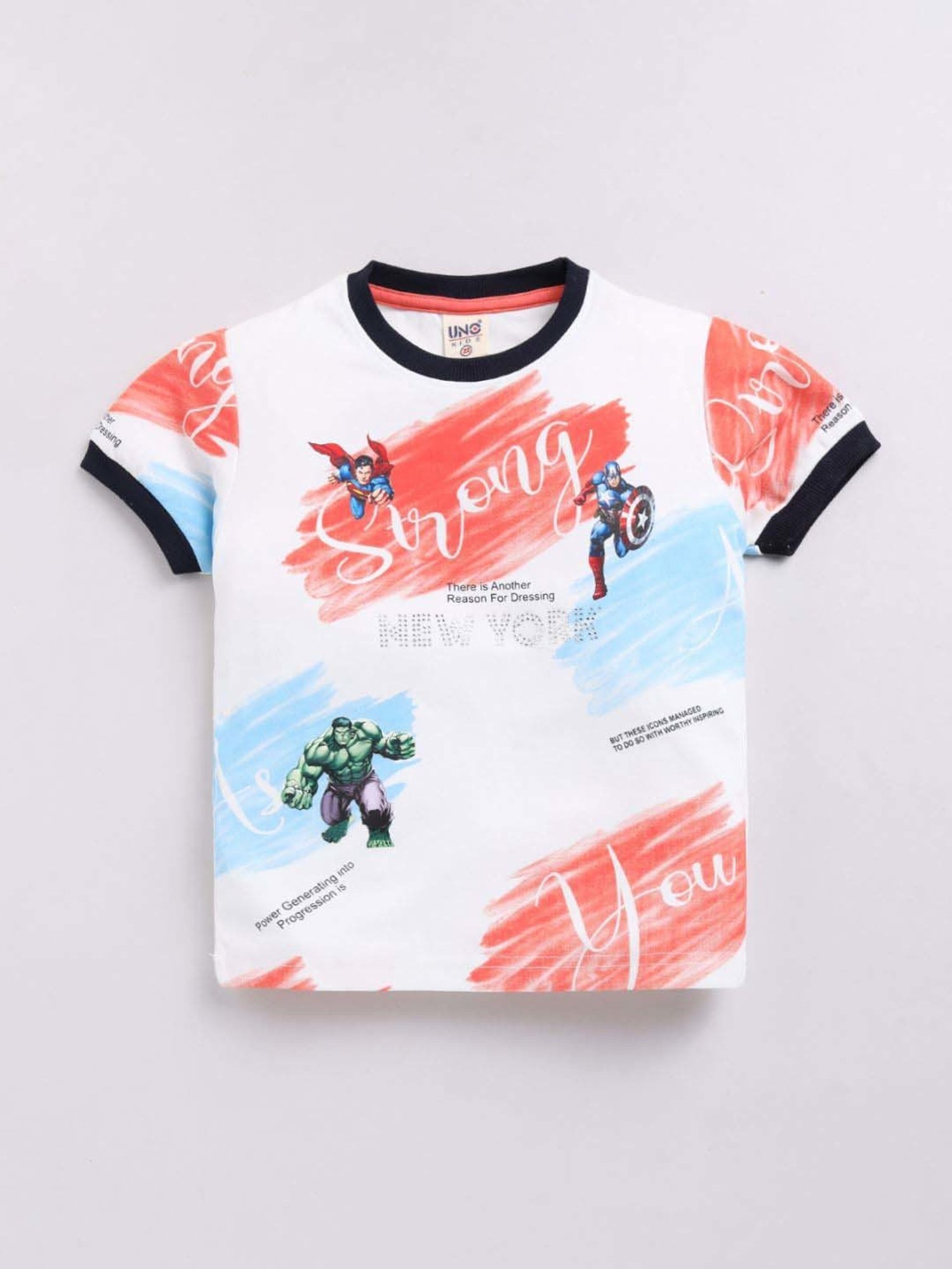 UNO KIDS Boys Multicolor Printed Top & Short sets