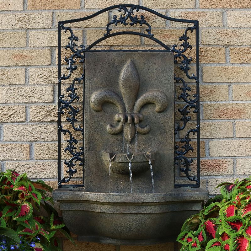 Chatsworth Two Tier Solar On Demand Fountain with Weathered Stone - Smart Solar