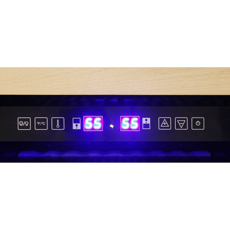 Vinotemp International Connoisseur Series 46 Dual Zone Wine Cooler