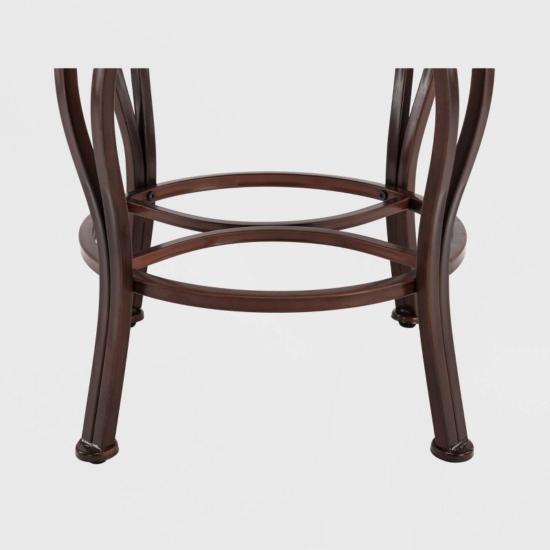 3pc Pub Dining Set Brown/Black - Boraam
